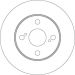 82 482 035 Bremsscheibe HA DF4827 82 482 035 Bremsscheibe HA DF4827