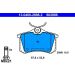 Bremsbelagsatz Vw T. Golf/Vento/Passat/Polo/A4/A6/Renault 88-05 13.0460-2886.2