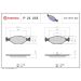 BREMBO Bremsklötze VA P 23 055 BREMBO Bremsklötze VA P 23 055