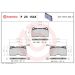 BREMBO Bremsklötze Xtra VA ALFA Giulietta 10 XTRA LINE P 23 154X