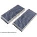 Innenraumfilter Mazda Mpv 02- 2 Stück Mit Aktivkohle ADM52507 Innenraumfilter Mazda Mpv 02- 2 Stück Mit Aktivkohle ADM52507