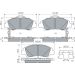 Bremsbelag HYUNDAI i10 13 0 986 494 760 Bremsbelag HYUNDAI i10 13 0 986 494 760