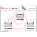 BREMBO Bremsklötze VA P 23 183 BREMBO Bremsklötze VA P 23 183