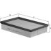 MAHLE Luftfilter LX 1570