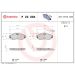 BREMBO Bremsklötze VA P 23 084 BREMBO Bremsklötze VA P 23 084
