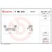 BREMBO Bremssattelhaltersatz F BK 013 BREMBO Bremssattelhaltersatz F BK 013