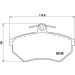 BREMBO Bremsklötze VA SEAT Ibiza VW Golf 83-04 PRIME LINE P 85 011 BREMBO Bremsklötze VA SEAT Ibiza VW Golf 83-04 PRIME LINE P 85 011