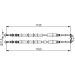 Handbremsseil OPEL Astra H Caravan 04 1987477934 Handbremsseil OPEL Astra H Caravan 04 1987477934