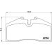 BREMBO Bremsklötze HA P 65 005 BREMBO Bremsklötze HA P 65 005