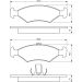 Bremsklötze FORD,MAZDA 0 986 424 462 Bremsklötze FORD,MAZDA 0 986 424 462