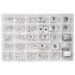 SW-Stahl Alu-Dichtringsortiment 300 tlg S8143 SW-Stahl Alu-Dichtringsortiment 300 tlg S8143