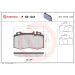 BREMBO Bremsklötze VA P 50 041 BREMBO Bremsklötze VA P 50 041