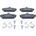 Bremsbelagsatz Land Rover P. Freelander 1,8-2,5 V6 4X4 98-06 13.0460-5830.2