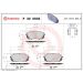 BREMBO Bremsklötze EV VA P 30 093E BREMBO Bremsklötze EV VA P 30 093E