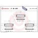 BREMBO Bremsklötze HA P 30 057 BREMBO Bremsklötze HA P 30 057