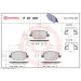 BREMBO Bremsklötze VA P 07 007 BREMBO Bremsklötze VA P 07 007