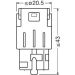 WY21W OSRAM LED Amber 12V OSRAM LEDriving LEDriving® SL 7504DYP-02B
