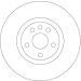 Bremsscheibe Peugeot P. 807/C8 DF4257 Bremsscheibe Peugeot P. 807/C8 DF4257