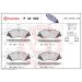 BREMBO Bremsklötze VA P 44 022 BREMBO Bremsklötze VA P 44 022