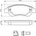 Bremsklötze PEUGEOT 0 986 494 606 Bremsklötze PEUGEOT 0 986 494 606