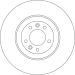 Bremsscheibe Peugeot P. 407/607/C5/C6 04- 2.2/2.7Hdi/3.0B V6 04- 330Mm TRW SINGLE DF4748S
