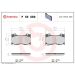 BREMBO Bremsklötze VA P 56 089 BREMBO Bremsklötze VA P 56 089