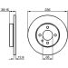 Bremsscheibe 0 986 479 B30 Bremsscheibe 0 986 479 B30