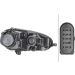 Scheinwerfer R H7/H7 +LWR +MOT CHROM HELLA PQ VW GOLF V (-GTI) 6,04-6,09 7224,507,2