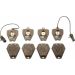 Bremsbelagsatz Audi P. A6 1.8-2.8 Quattro 97-05 Mit Sensor GDB1451 Bremsbelagsatz Audi P. A6 1.8-2.8 Quattro 97-05 Mit Sensor GDB1451