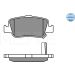 Bremsbelagsatz Toyota T. Auris 06- Mit Sensor 025 246 6415/W Bremsbelagsatz Toyota T. Auris 06- Mit Sensor 025 246 6415/W