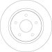 Bremsscheibe Chrysler T. Voyager 08 DF6325 Bremsscheibe Chrysler T. Voyager 08 DF6325
