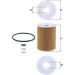 MAHLE Ölfilter OX 355/3D MAHLE Ölfilter OX 355/3D