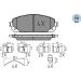 Bremsbelagsatz, Scheibenbremse MEYLE-PD: Advanced performance and design 025 220 7018/PD