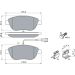 Bremsklötze FIAT,LANCIA,OPEL 0 986 424 596