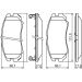 Bremsklötze HYUNDAI,KIA 0 986 424 815 Bremsklötze HYUNDAI,KIA 0 986 424 815
