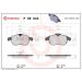 BREMBO Bremsklötze VA P 59 043 BREMBO Bremsklötze VA P 59 043