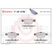 BREMBO Bremsklötze VA P 28 076X BREMBO Bremsklötze VA P 28 076X