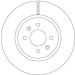 Bremsscheibe DF6842 Bremsscheibe DF6842