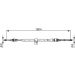 Handbremsseil re NISSAN Micra 1987477980