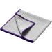 Waffel Glas Tuch 360g 40X40cm / Grau / Wabenstruktur 19-664