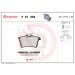 BREMBO Bremsklötze HA P 61 084 BREMBO Bremsklötze HA P 61 084