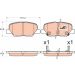 Bremsklötze HA CITROEN,MAZDA,MITSUBISHI ASX 10 COTEC GDB3583 Bremsklötze HA CITROEN,MAZDA,MITSUBISHI ASX 10 COTEC GDB3583