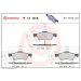BREMBO Bremsklötze VA P 11 015 BREMBO Bremsklötze VA P 11 015