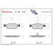 BREMBO Bremsklötze VA P 23 118 BREMBO Bremsklötze VA P 23 118