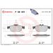 BREMBO Bremsklötze HA P 68 057