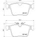 BREMBO Bremsklötze HA P 36 037 BREMBO Bremsklötze HA P 36 037