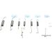 Zubehörsatz, Bremsbacken TOYOTA Hilux 07 1987475410