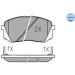 Bremsbelagsatz Kia P. Carens 06-/Ix35 10-/Sportage 04- Mit Sensor 025 245 0116/W Bremsbelagsatz Kia P. Carens 06-/Ix35 10-/Sportage 04- Mit Sensor 025 245 0116/W