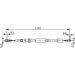 Handbremsseil MERCEDES Vito,V-Klasse 1987477199 Handbremsseil MERCEDES Vito,V-Klasse 1987477199
