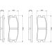 Bremsklötze MITSUBISHI,PROTON,CHRYSLER,DODGE 0 986 461 145 Bremsklötze MITSUBISHI,PROTON,CHRYSLER,DODGE 0 986 461 145